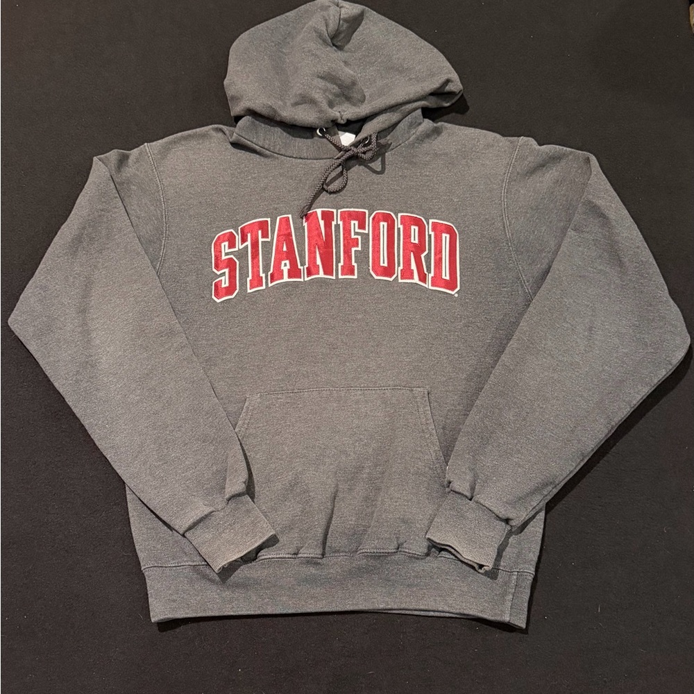 Stanford University Vintage Champion Eco Gray Hoodie‎ Sweatshirt Men’s Small